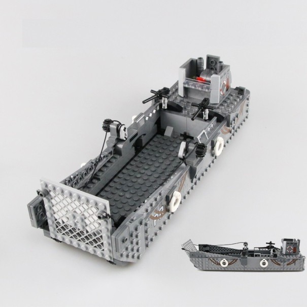 Conjunto de construção navio militar 413 pcs 1