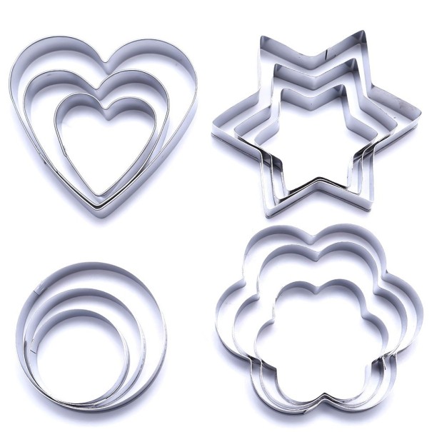 Conjunto de cortadores de metal inox - 12 pcs 1