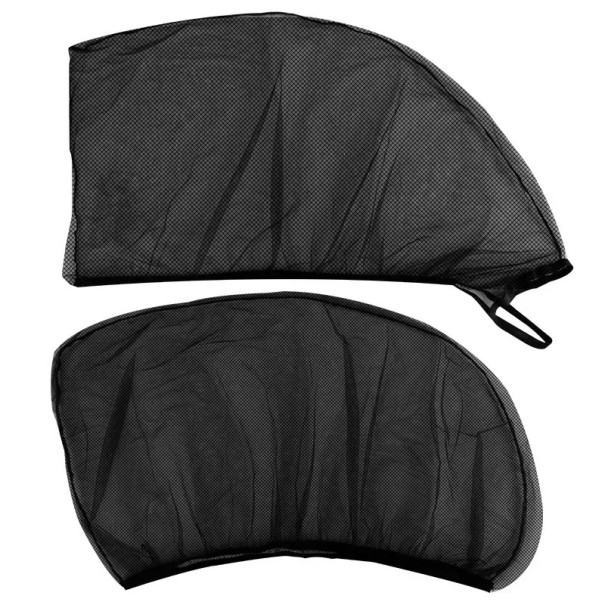 Conjunto de cortinas de sol para carro 4 pcs proteção UV Rede de janelas contra insetos Filme reflexivo para sedan SUV Janelas dianteiras e traseiras Isolamento 1