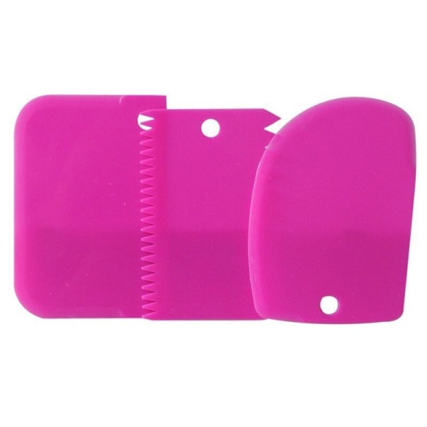 Conjunto de decoração de bolos 3 pcs rosa escuro