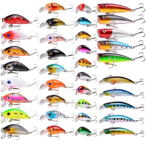 Conjunto de iscos de pesca 37 pcs 1