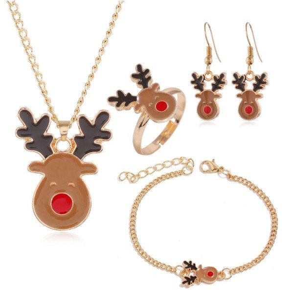 Conjunto de joyas navideñas para mujer 2