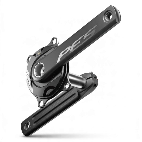 Conjunto de medidor de potência Magene PES P515 ANT+ e Bluetooth Pedais 16,7 cm Coroas 53-39T Eixo de aço 24 mm Alumínio 7075 Preto Bicicleta 1