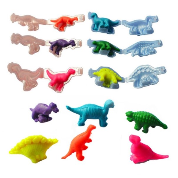 Conjunto de mini dinossauros 6 unid 1