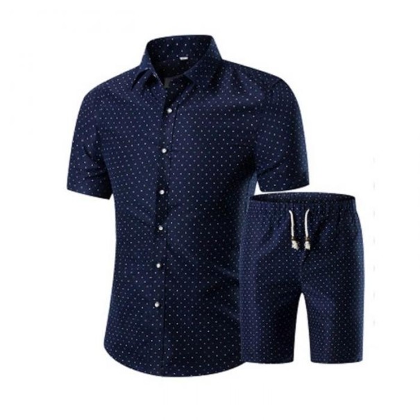 Conjunto de moda para hombre - Camisa y pantalones cortos J3370 L 3