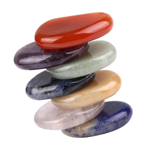 Conjunto de pedras chakras 7 pcs 1