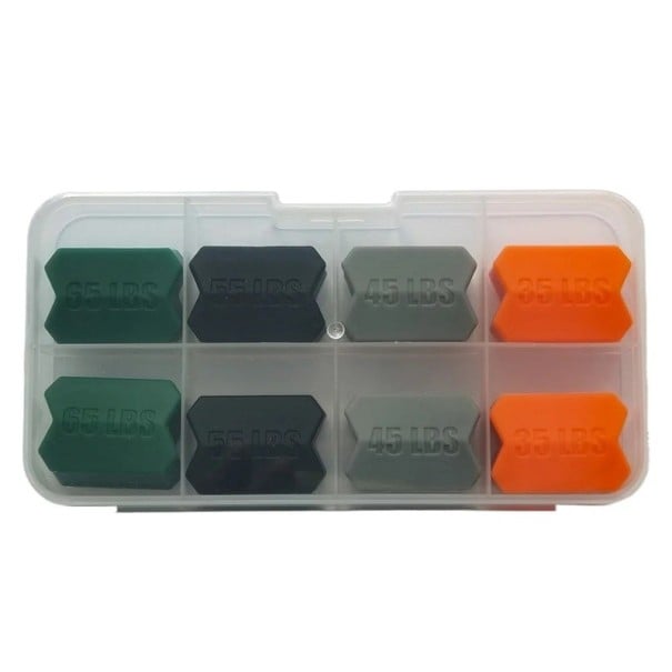 Conjunto de reforçadores de mandíbula em silicone para fortalecer os músculos mastigatórios e realçar a linha da mandíbula com quatro níveis 1