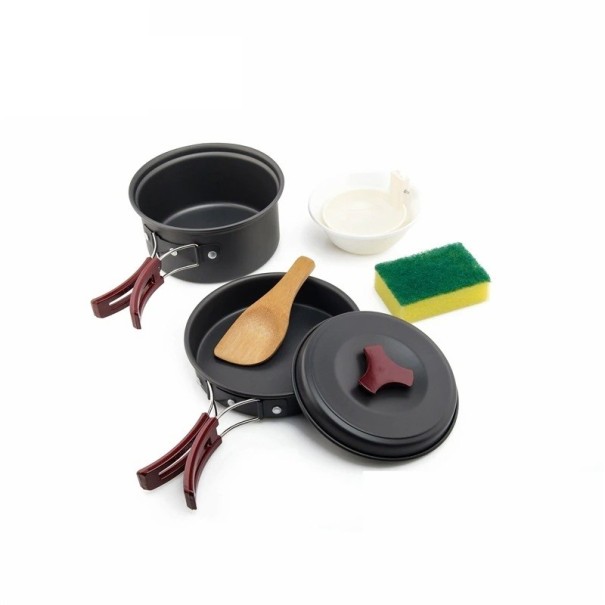 Conjunto de utensílios de camping 6 pcs 1