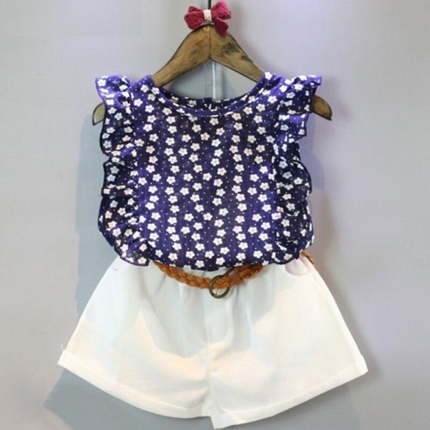 Conjunto de verano para niña - Azul 4