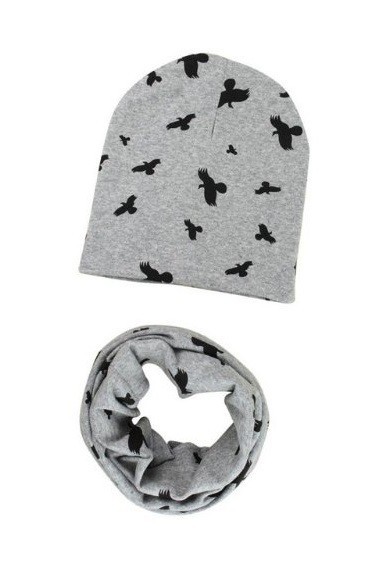 Conjunto infantil - gorro e cachecol - motivos de animais 6
