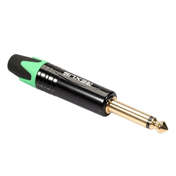 Connecteur jack 6,35 mm mâle vert