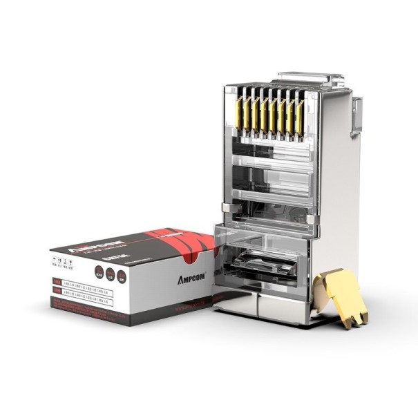 Connettore CAT 5e RJ45 K1063 bianco 50 pz