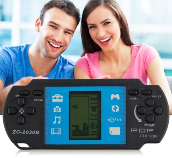 Consola de juegos retro Tetris - Color negro 1