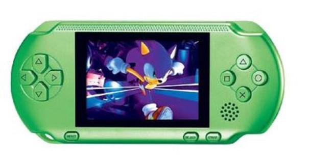 Console di gioco con 2 schede di gioco J1309 verde