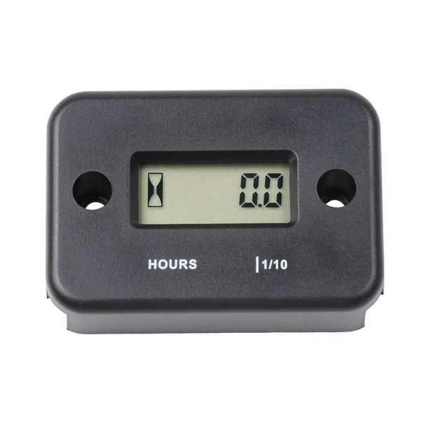 Contador de horas negro