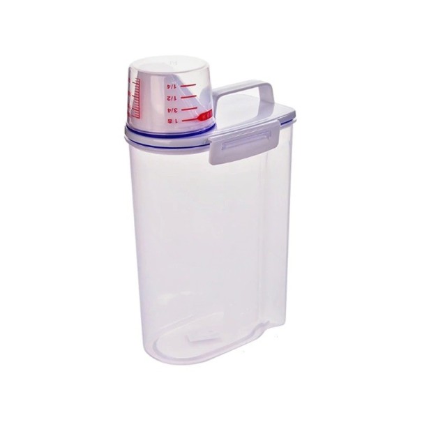 Container for Dry Food with Measuring Spoon 1