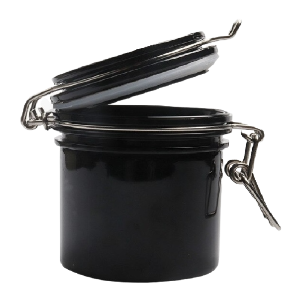 Contenedor de almacenamiento de pegamento para pestañas negro