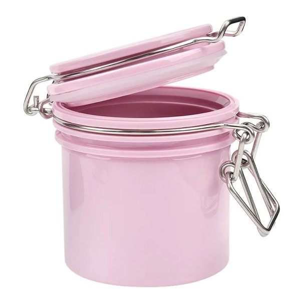 Contenitore per colla per ciglia 200 ml 8,5 x 7 x 7,8 cm Supporto chiudibile per strumenti per allungamento ciglia Scatola per trucco rosa