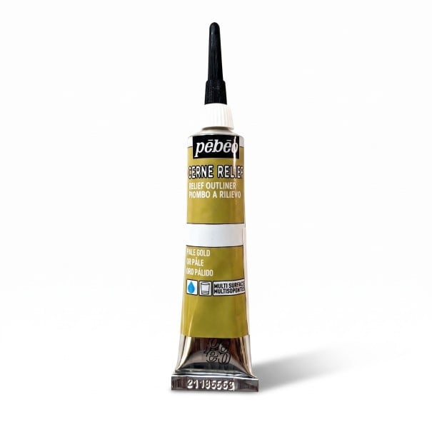 Contorno para vidro 20 ml Tubo com bico fino Tinta acrílica à prova de água para relevo 3D Adequada também para pintura de madeira, tela e tecido Criação artística 1