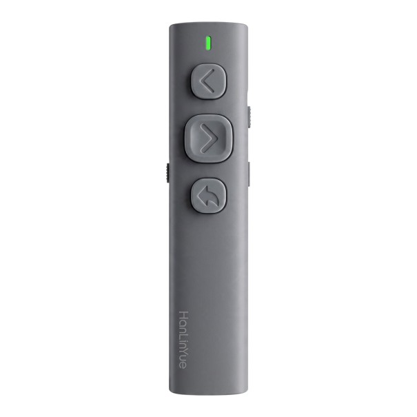 Control remoto Bluetooth HanLinYue para pasar páginas de e-books, música y videos, disparador de cámara para móvil y tablet negro