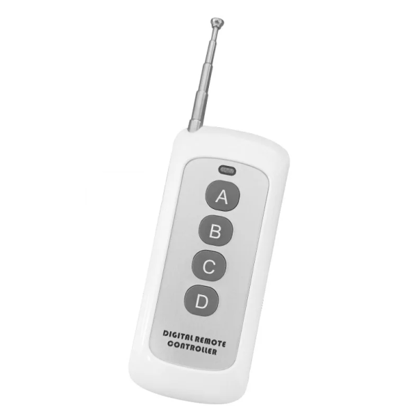 Control remoto de clonación RF de 433,92 MHz, controlador inalámbrico portátil de 4 canales con frecuencia de 433 MHz, compatible con puertas de enlace y alarmas. 1