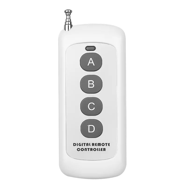 Control remoto inalámbrico RF de 433 MHz, 4 botones, compatible con portones, puertas de garaje, alarmas y sistemas de clonación de códigos. 1