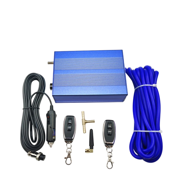 Controlador de válvula de escape de vacío con mandos a distancia 12 V para abrir y cerrar la válvula Montaje universal en escapes deportivos y tuneados 1