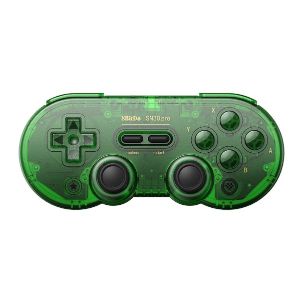 Controller di gioco wireless Bluetooth SN30 Pro edizione speciale gamepad USB-C vibrazioni per PC Switch Android Steam verde