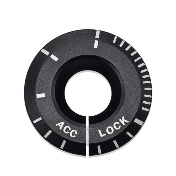 Coperchio decorativo dell'interruttore di accensione nero