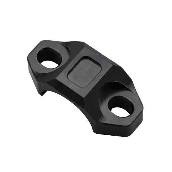 Coperchio in alluminio CNC per morsetto della pompa del freno e della frizione per manubri da moto da 22 mm Varianti di colore per Honda Yamaha Suzuki KTM ATV nero