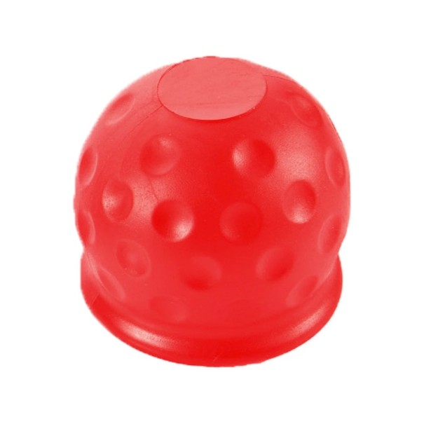 Coperchio in gomma per sfera di traino 50 mm copertura protettiva universale per automobili furgoni e rimorchi rosso