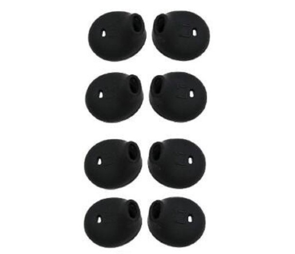 Coperchio in silicone per auricolari Samsung 10 pz nero