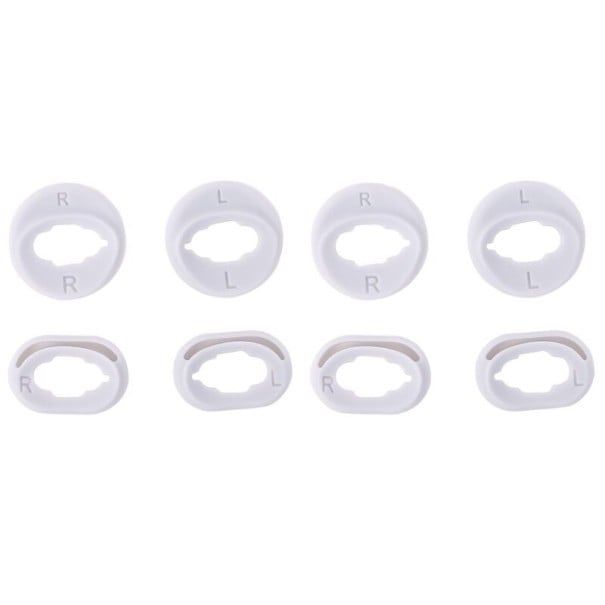 Coperchio in silicone per auricolari Samsung Galaxy Buds Live 8 pz bianco