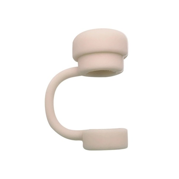 Coperchio in silicone per cannuccia 12 x 65 x 10 mm Protezione della cannuccia Chiusura igienica Riutilizzabile Coperchio per cannuccia da viaggio crema