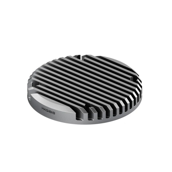 Coperchio magnetico per la dissipazione del calore su SSD Hagibis dissipatore 5 x 5 x 1 cm lega di alluminio argento per il raffreddamento di unità 1