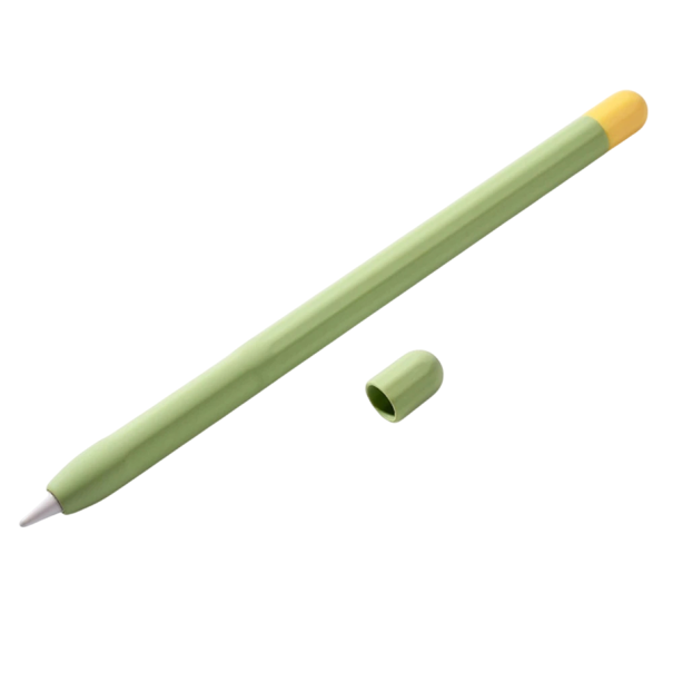 Coperchio protettivo per Apple Pencil di 1ª generazione Custodia protettiva in silicone per Pencil per iPad Copertura antiscivolo per una presa comoda e un uso sicuro verde