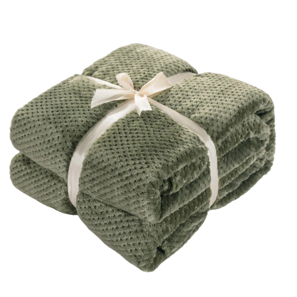 Coperta invernale 150 x 200 cm verde militare