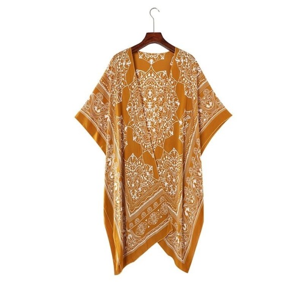 Copertura estiva da donna P982 giallo scuro