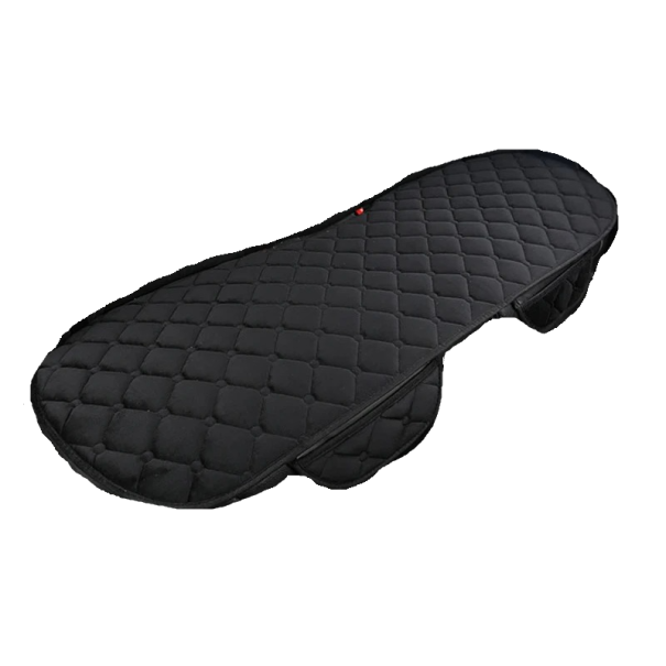 Copertura in peluche per il sedile posteriore dell'auto Copertura morbida per i sedili posteriori dell'auto Protezione antiscivolo per il seggiolino auto 135 cm nero