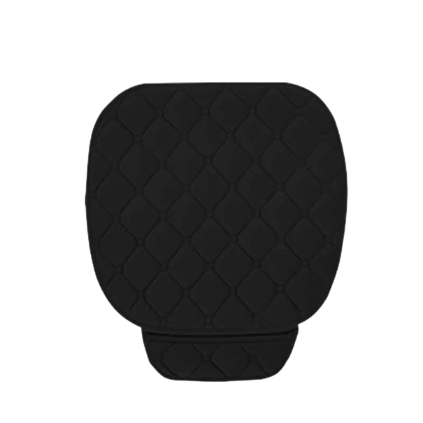 Copertura in peluche per sedile anteriore Copertura morbida per sedili anteriori dell'auto Protettore antiscivolo per seggiolino auto nero