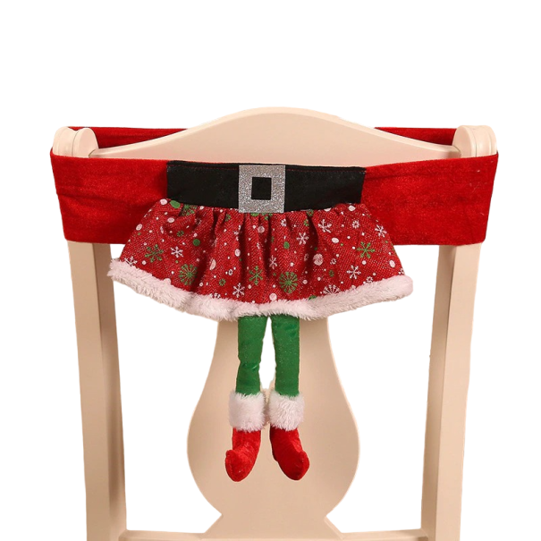 Copertura Natalizia per Schienale di Sedia 3