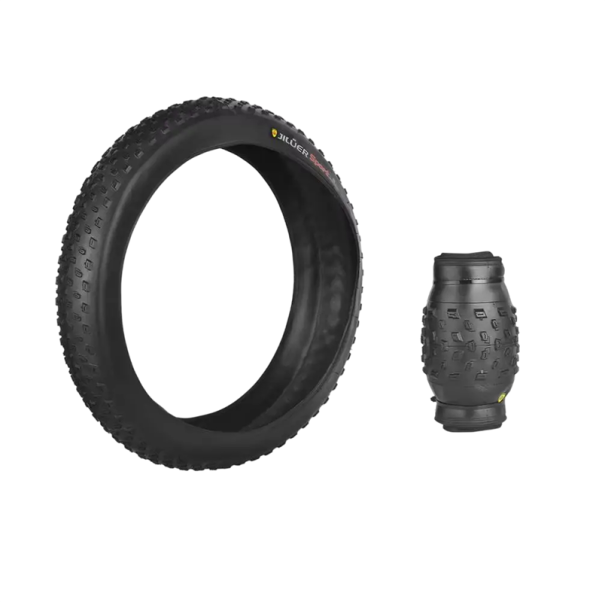 Copertura per bicicletta 24 x 4.0 per mountain bike pneumatico anti-foratura fatbike copertura per terreni difficili stabilità e comfort nero