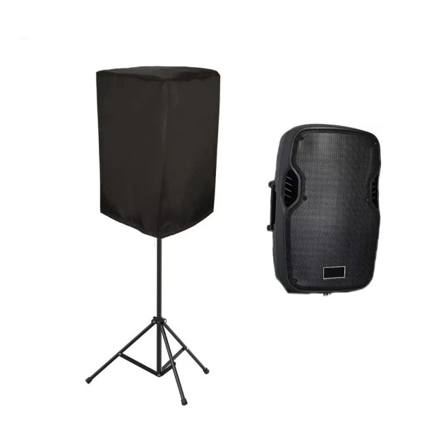 Copertura protettiva 38×33×56 cm per altoparlante Tessuto in poliestere impermeabile contro polvere, sole e umidità Copertura resistente 1
