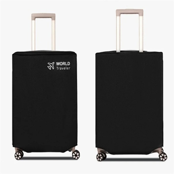 Copertura protettiva elastica per valigia copertura flessibile per bagagli 42 x 27 x 60 cm in tessuto non tessuto copertura protettiva nero