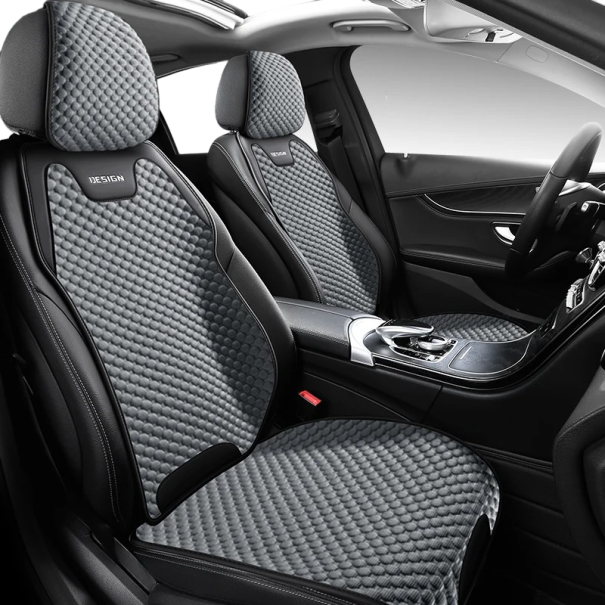 Copertura traspirante per seggiolino Auto Coprisedile per sedile anteriore Grigio Base antiscivolo per seggiolino Universale 1