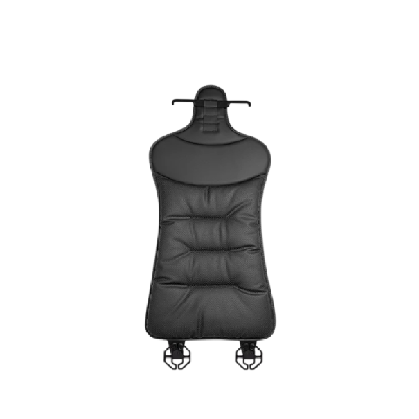 Copertura universale per sedile auto per schienale intero, pelle artificiale, dimensioni 77 x 36 cm nero