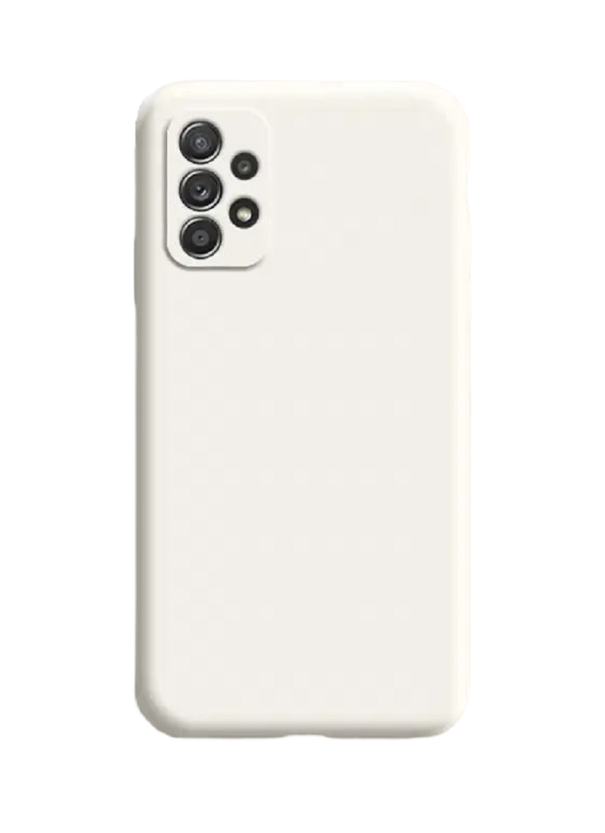 Coque de protection en silicone pour Samsung A34 blanc