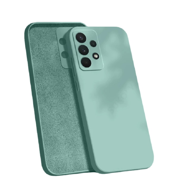 Coque de protection en silicone pour Samsung Galaxy S23 Ultra B2018 vert clair