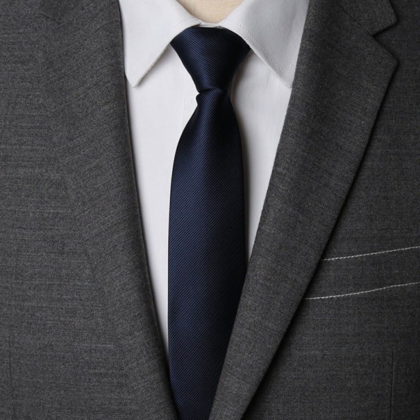 Corbata de hombre T1221 azul oscuro