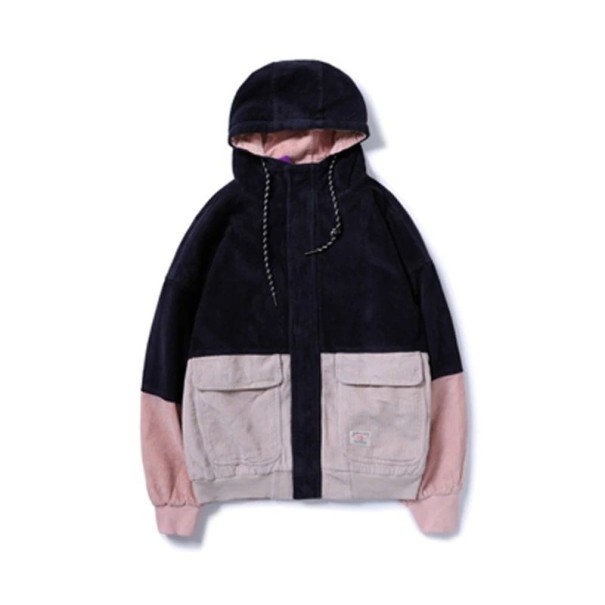 Cordjacke für Herren dunkelblau XXS